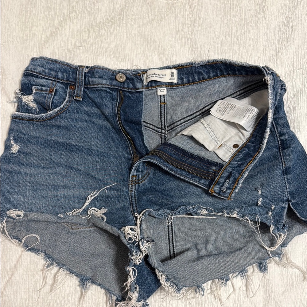 Abercrombie & Fitch Blue Jean Shorts
